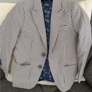 Classic Houndstooth Blazer for boys